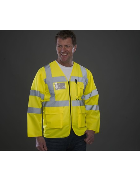YOK-HVJ800-Gilet à manches haute visibilité pour cadre 2